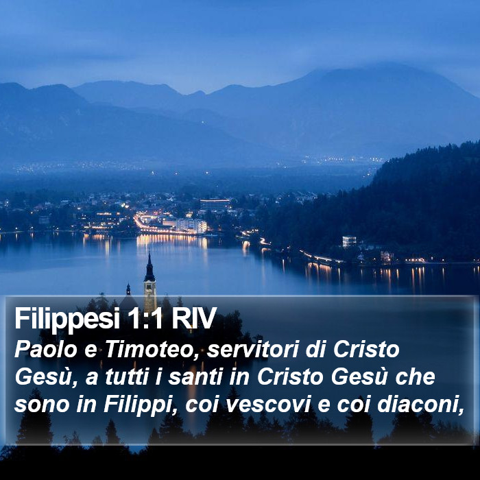 Filippesi 1:1 RIV Bible Study