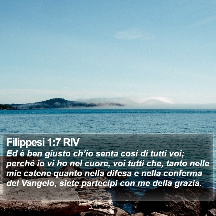 Filippesi 1:7 RIV Bible Study