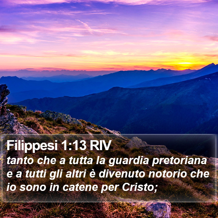 Filippesi 1:13 RIV Bible Study