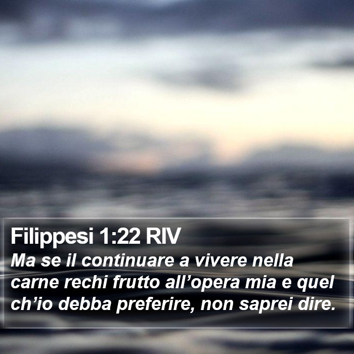 Filippesi 1:22 RIV Bible Study