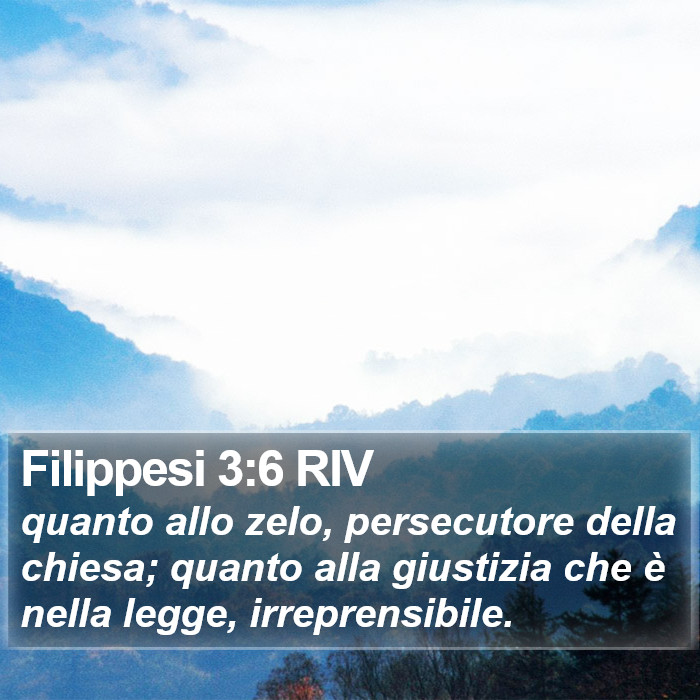 Filippesi 3:6 RIV Bible Study