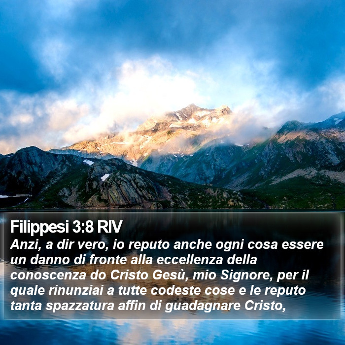 Filippesi 3:8 RIV Bible Study