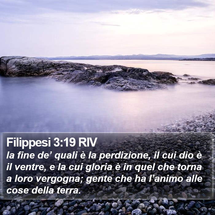 Filippesi 3:19 RIV Bible Study