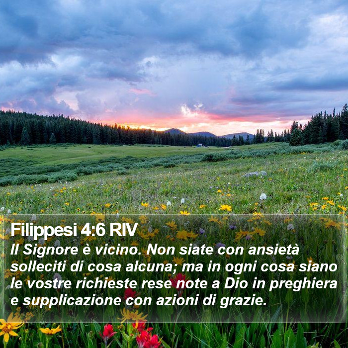 Filippesi 4:6 RIV Bible Study