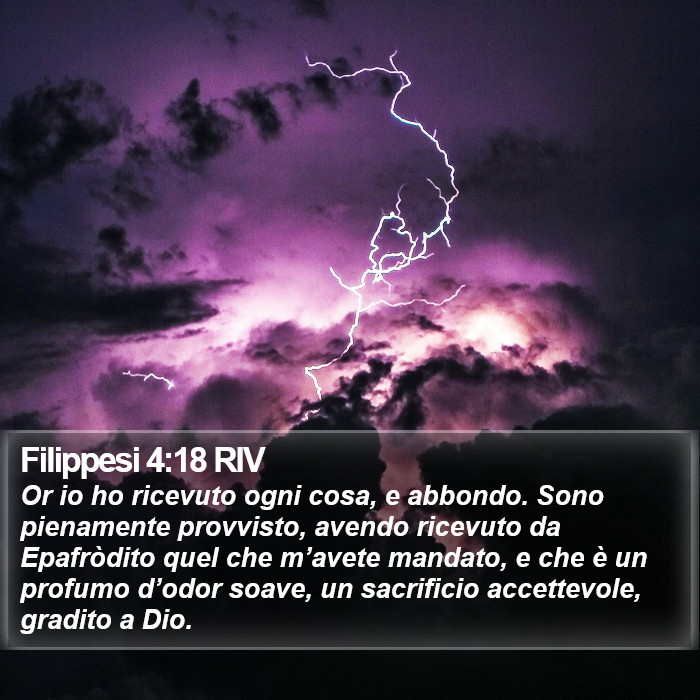 Filippesi 4:18 RIV Bible Study