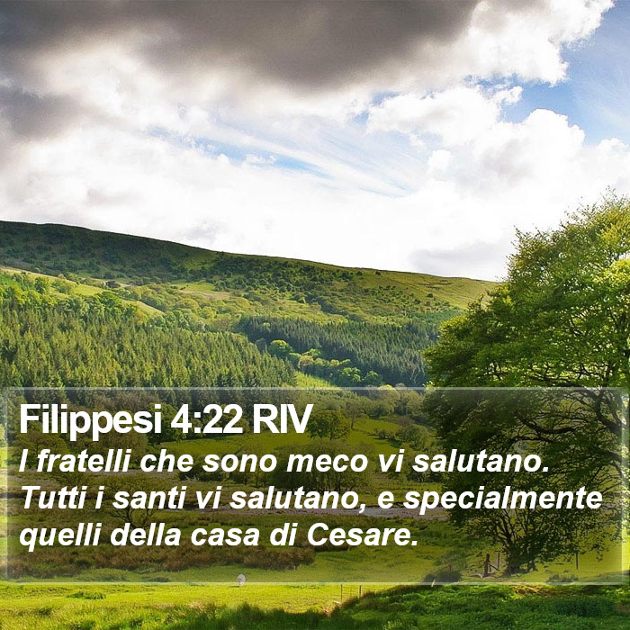 Filippesi 4:22 RIV Bible Study