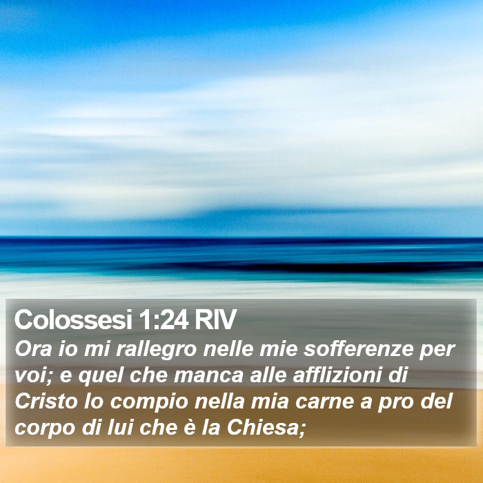 Colossesi 1:24 RIV Bible Study