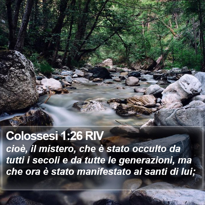 Colossesi 1:26 RIV Bible Study