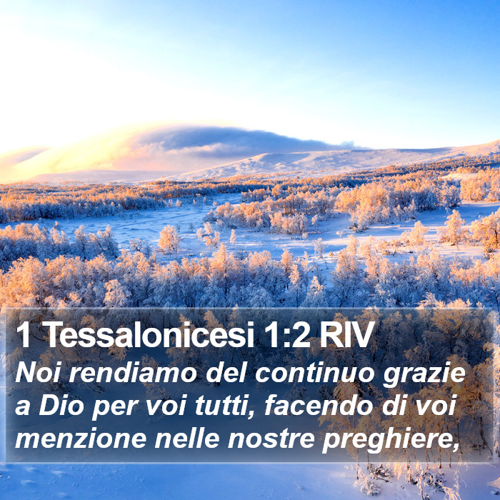 1 Tessalonicesi 1:2 RIV Bible Study