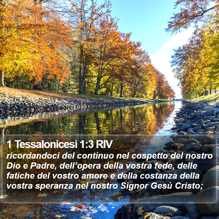 1 Tessalonicesi 1:3 RIV Bible Study