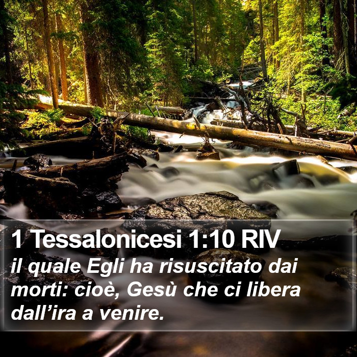 1 Tessalonicesi 1:10 RIV Bible Study