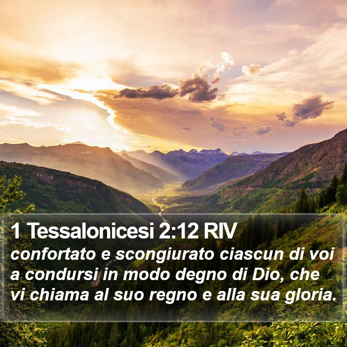1 Tessalonicesi 2:12 RIV Bible Study
