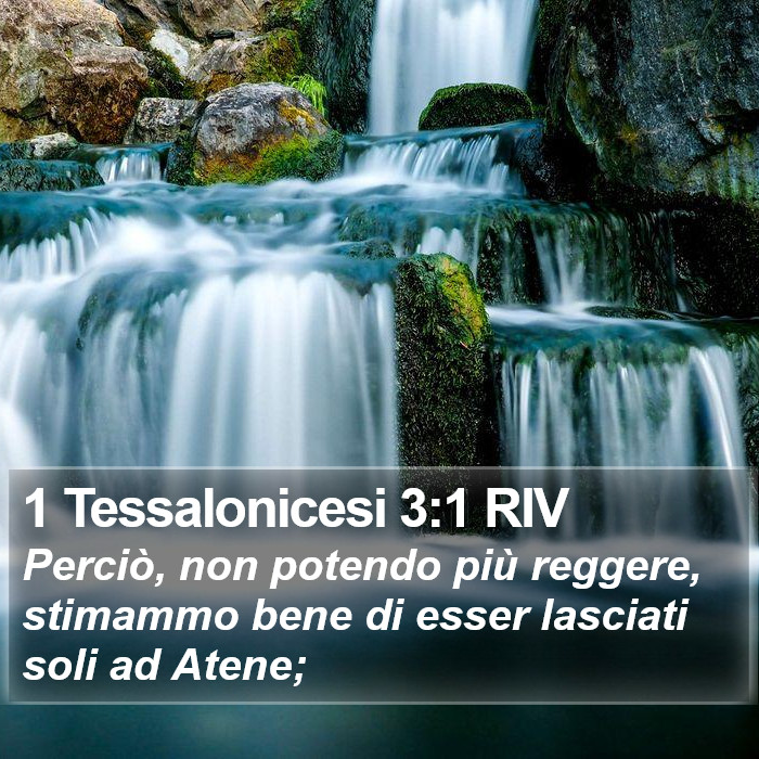1 Tessalonicesi 3:1 RIV Bible Study