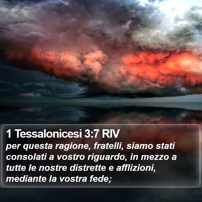 1 Tessalonicesi 3:7 RIV Bible Study