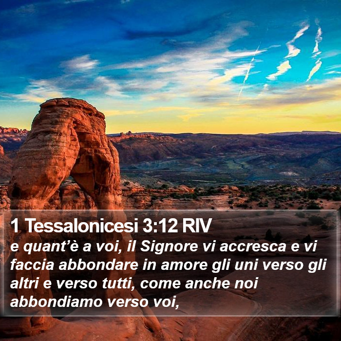 1 Tessalonicesi 3:12 RIV Bible Study