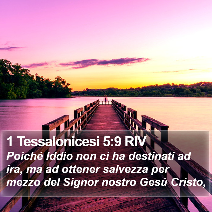 1 Tessalonicesi 5:9 RIV Bible Study