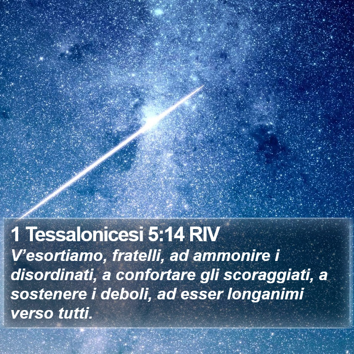 1 Tessalonicesi 5:14 RIV Bible Study