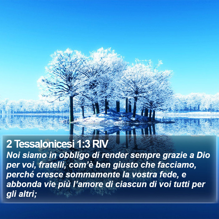 2 Tessalonicesi 1:3 RIV Bible Study