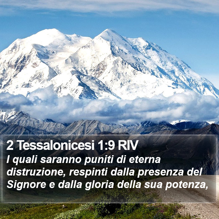 2 Tessalonicesi 1:9 RIV Bible Study