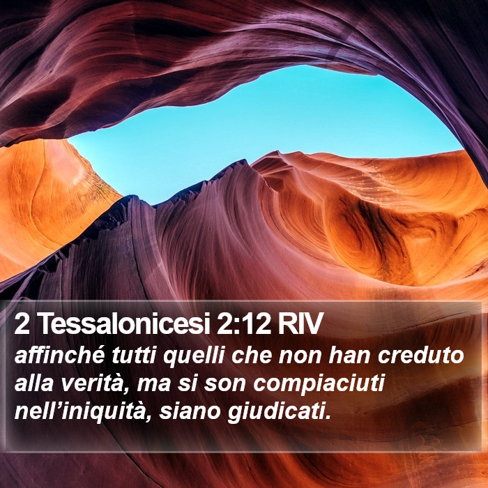 2 Tessalonicesi 2:12 RIV Bible Study
