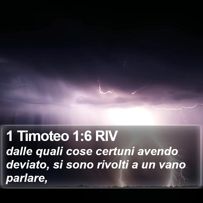 1 Timoteo 1:6 RIV Bible Study