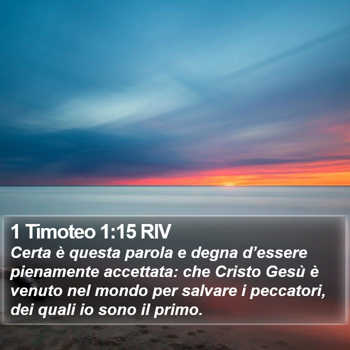 1 Timoteo 1:15 RIV Bible Study