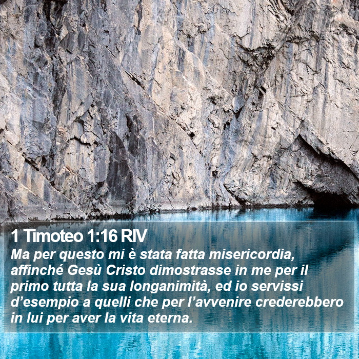 1 Timoteo 1:16 RIV Bible Study