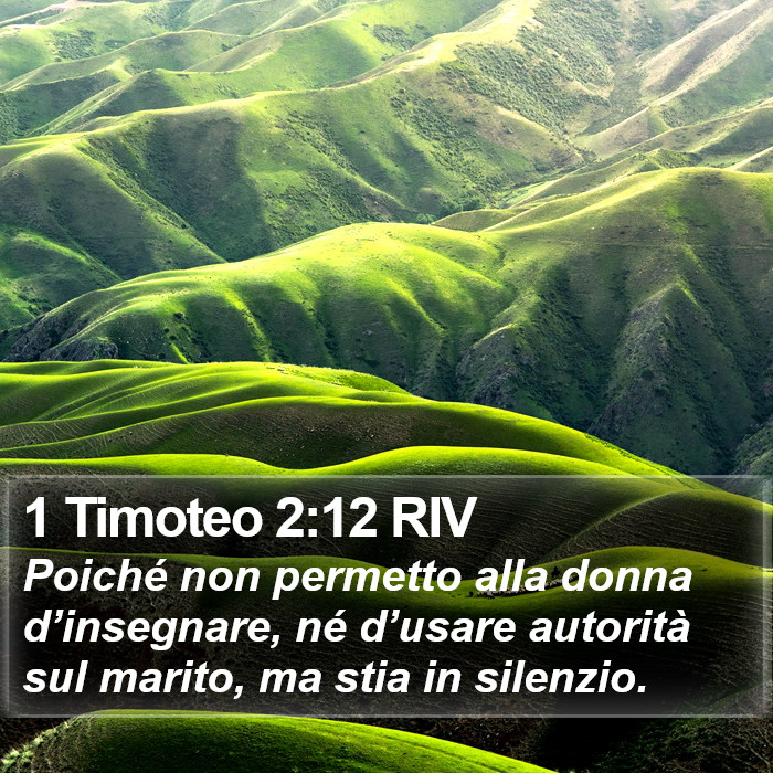 1 Timoteo 2:12 RIV Bible Study