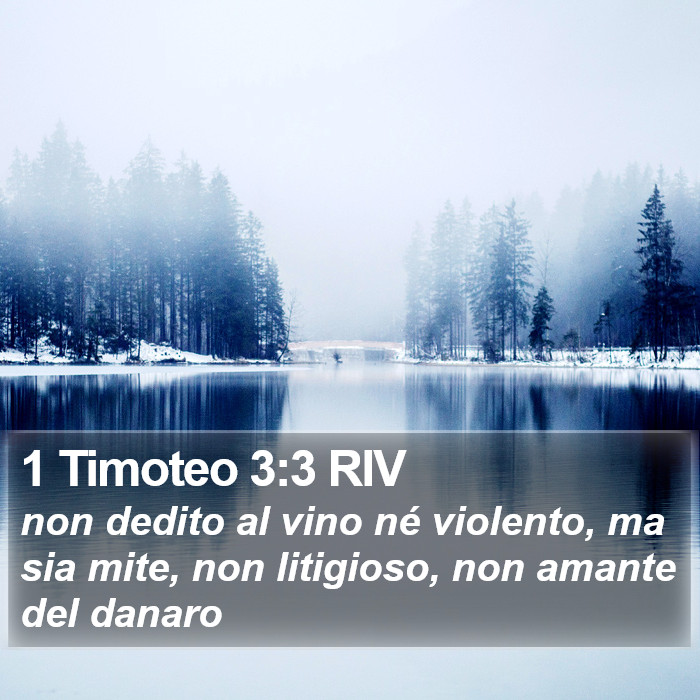 1 Timoteo 3:3 RIV Bible Study