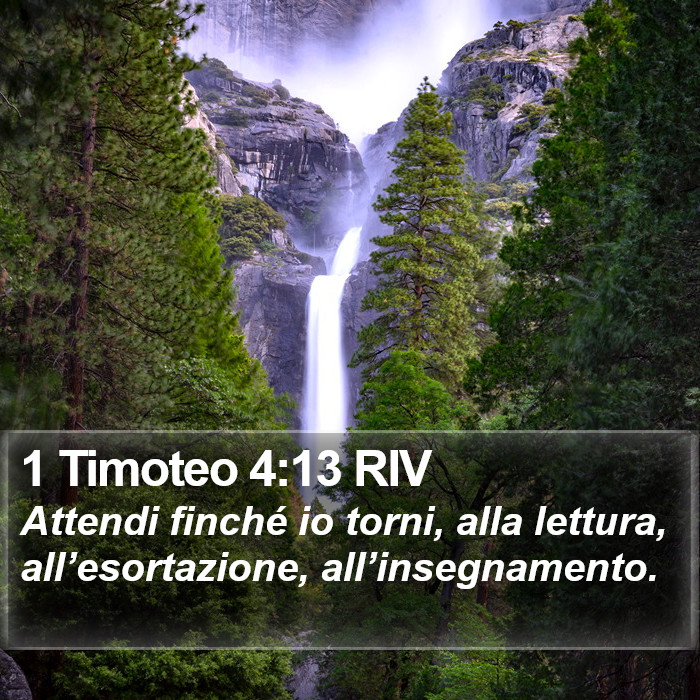 1 Timoteo 4:13 RIV Bible Study