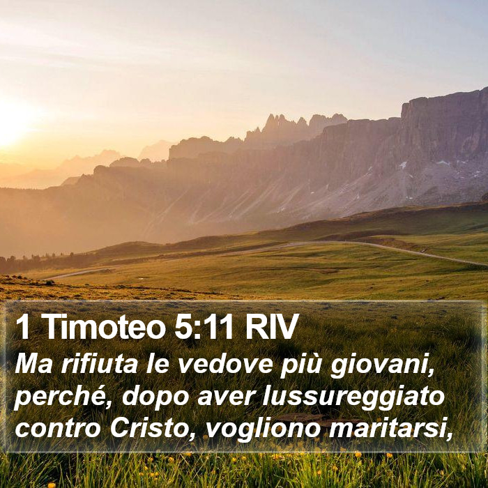 1 Timoteo 5:11 RIV Bible Study