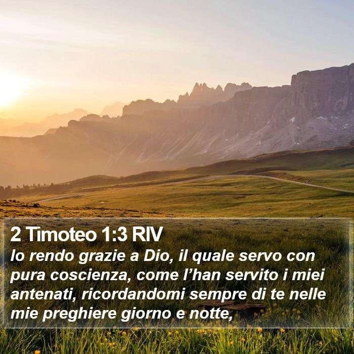 2 Timoteo 1:3 RIV Bible Study