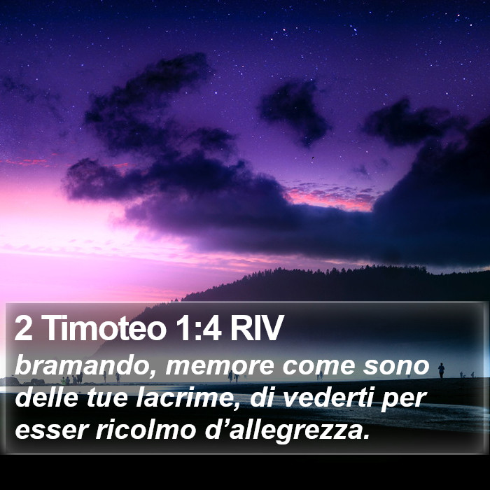 2 Timoteo 1:4 RIV Bible Study