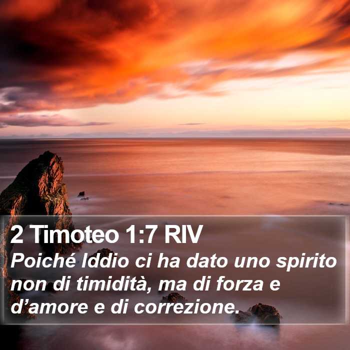 2 Timoteo 1:7 RIV Bible Study