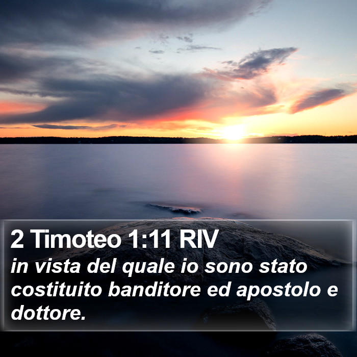 2 Timoteo 1:11 RIV Bible Study