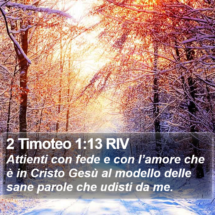 2 Timoteo 1:13 RIV Bible Study