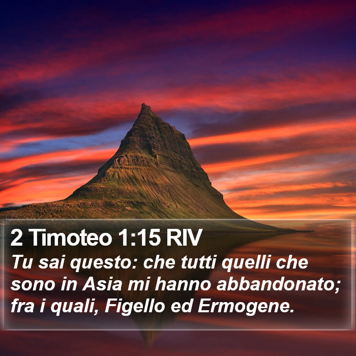 2 Timoteo 1:15 RIV Bible Study