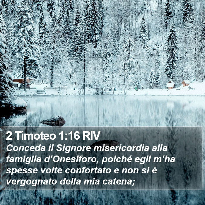 2 Timoteo 1:16 RIV Bible Study