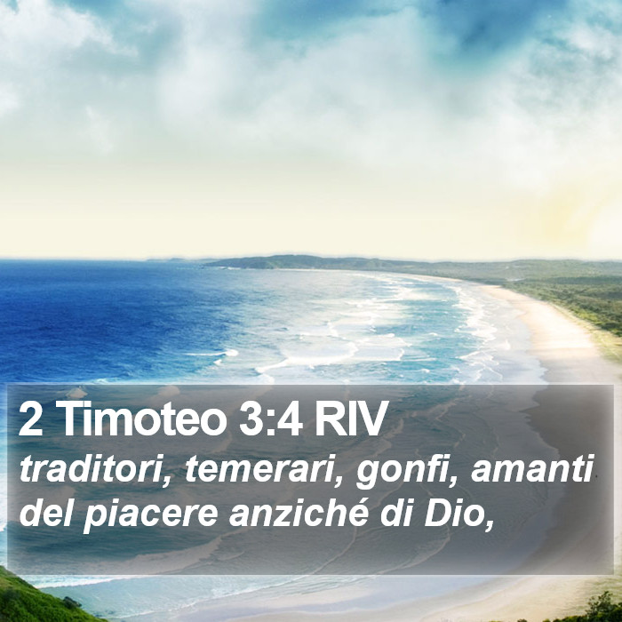 2 Timoteo 3:4 RIV Bible Study