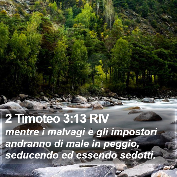 2 Timoteo 3:13 RIV Bible Study