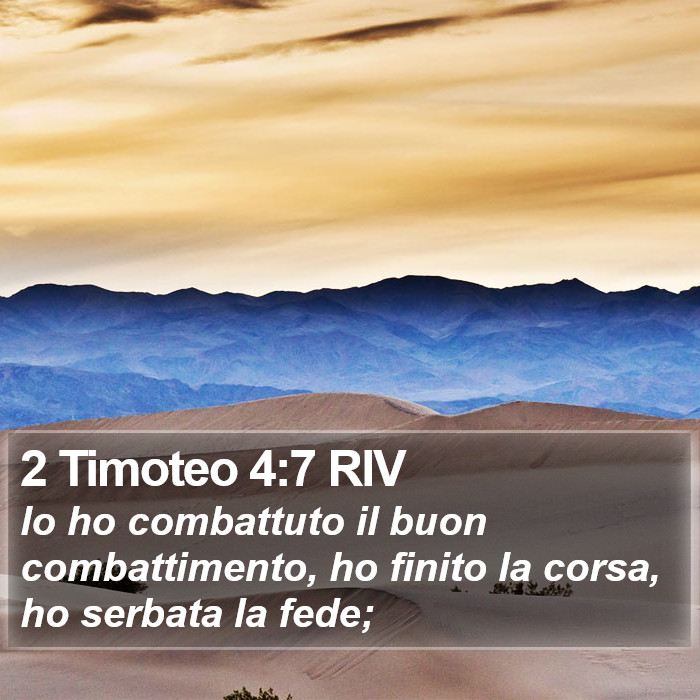 2 Timoteo 4:7 RIV Bible Study