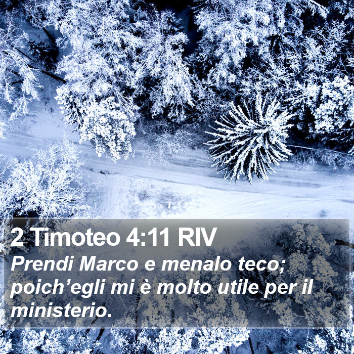 2 Timoteo 4:11 RIV Bible Study