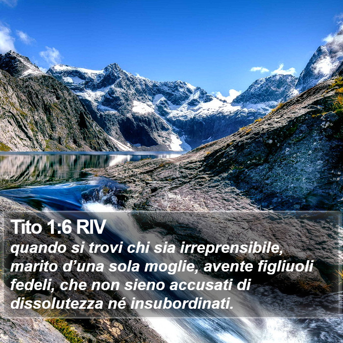 Tito 1:6 RIV Bible Study