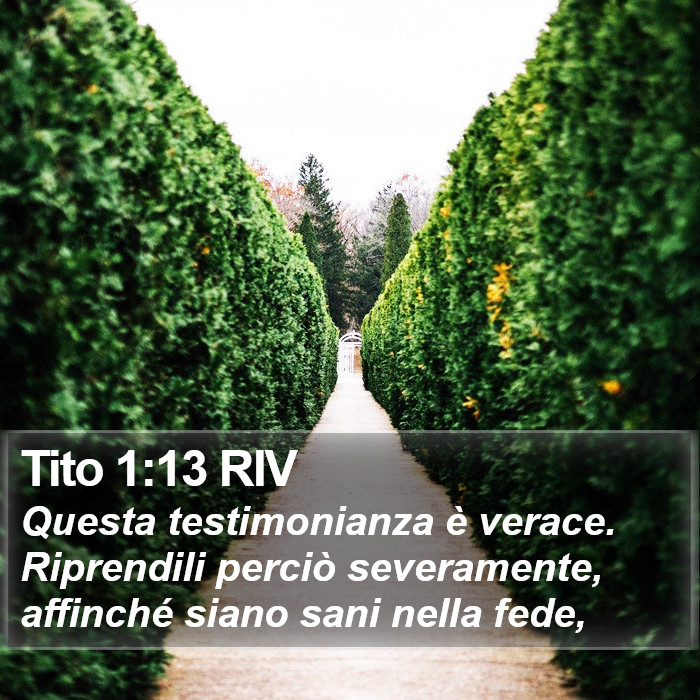 Tito 1:13 RIV Bible Study