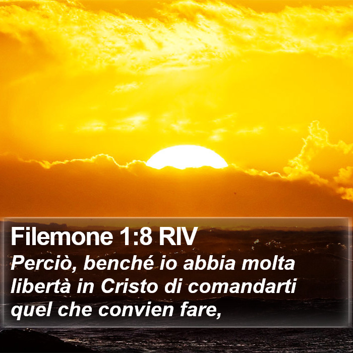 Filemone 1:8 RIV Bible Study