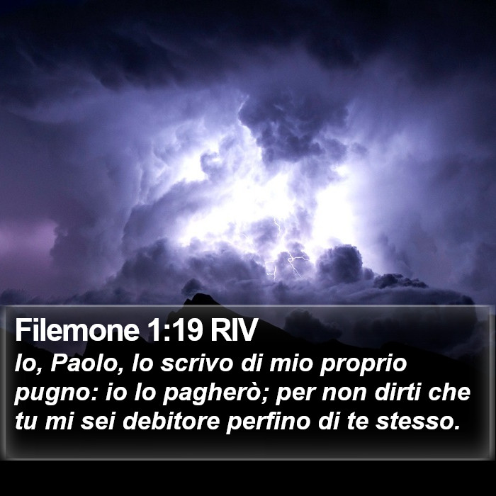 Filemone 1:19 RIV Bible Study