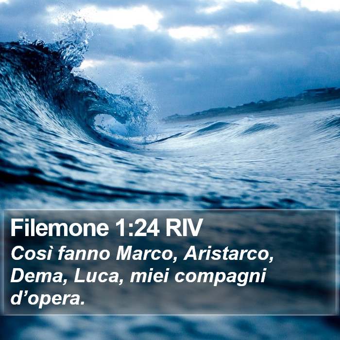 Filemone 1:24 RIV Bible Study