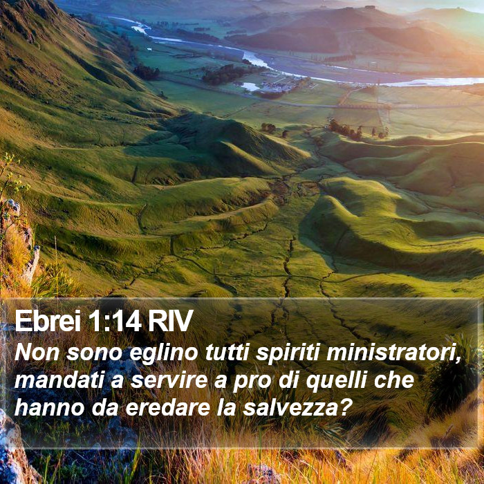 Ebrei 1:14 RIV Bible Study