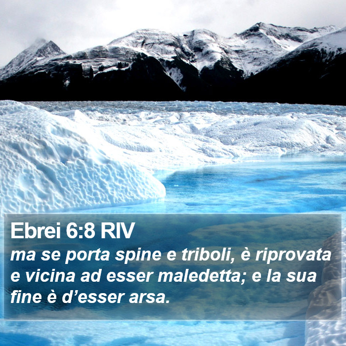 Ebrei 6:8 RIV Bible Study