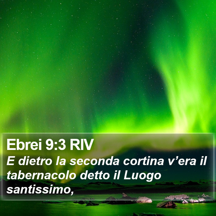 Ebrei 9:3 RIV Bible Study